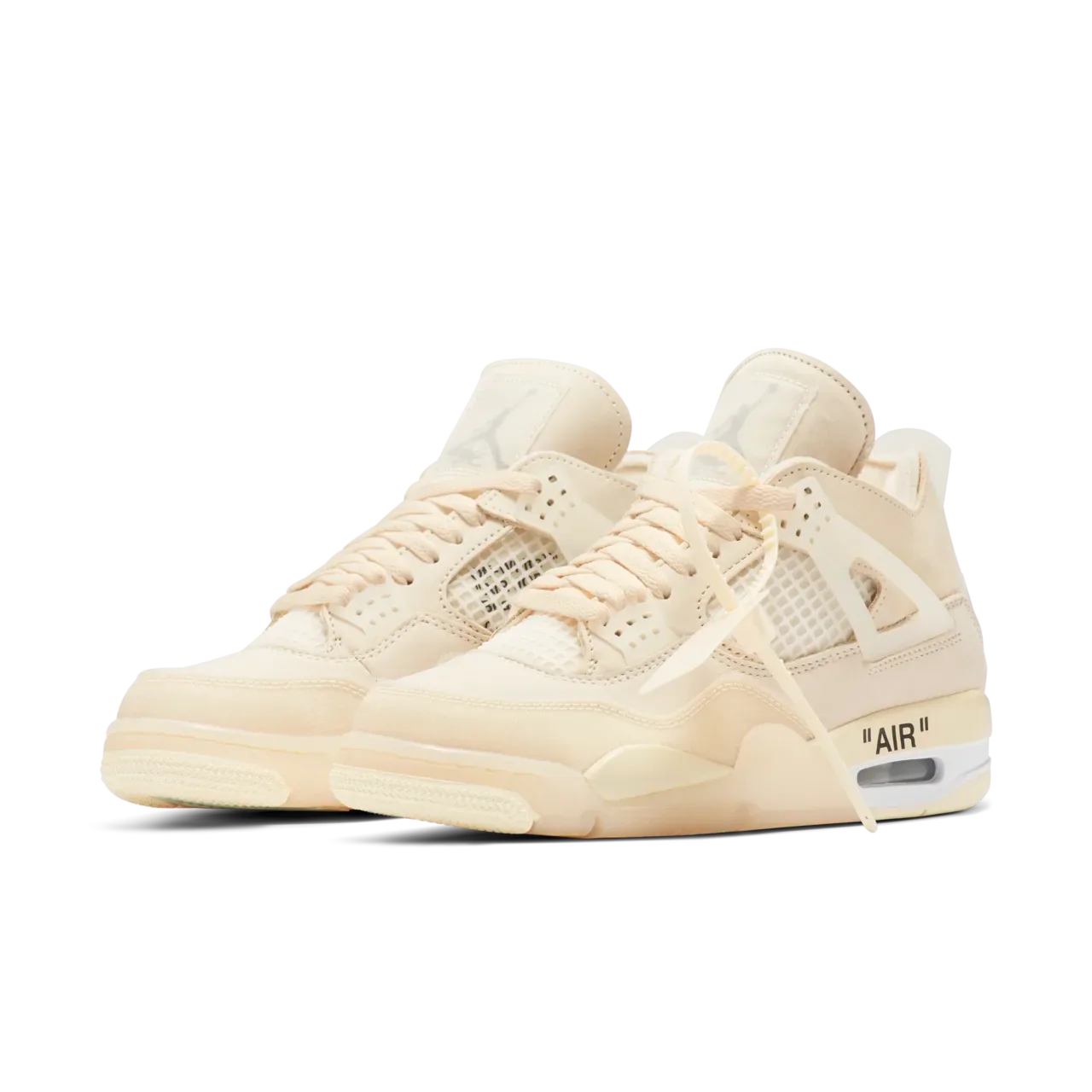 OFF WHITE x Air Jordan 4 "Sail"